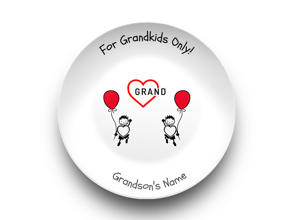 For Grandkids Only! Plate-Personalizable!