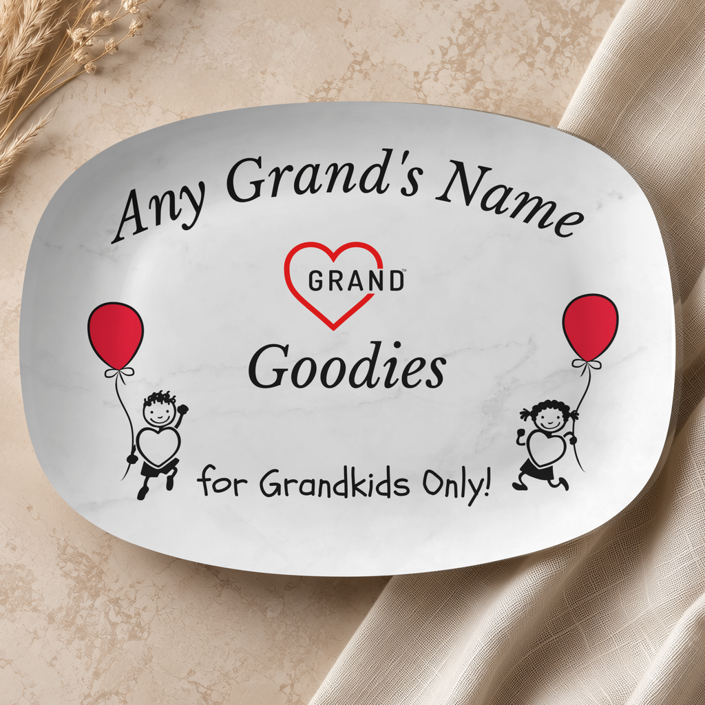Personalized! | Grandmother's Goodies Platter-for Grandkids Only!